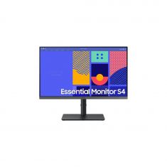 ECRAN 24'' SAMSUNG S24C430GAU Noir 1920x1080 IPS 16:9 1ms 250 cd/m² 100Hz 1000:1 HDMI Display Port VGA LAN 4xUSB Pied Réglable Inclinable Pivotant