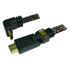 Cable HDMI 1.4 haute définition 2 METRES FULL HD 1080p 3D HDCP