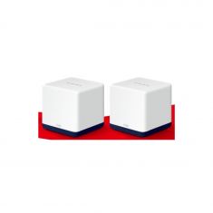 Système Wi-Fi (lot de 2 packs) AC1900 pour Toute la Maison Vitesse 600 Mbps (2,4 GHz) + 1300 Mbps (5 GHz) 3 ports Gigabit 3 antennes internes Couleur Blanc