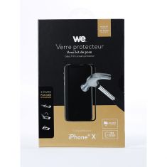 Verre protecteur avec Kit de pose iPhone X - Xs - 11 pro 3D full cover - verre incurvé Verre trempé