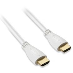 Câble HDMI mâle/mâle blanc 1m50