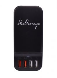 Chargeur secteur USB universel H.Charging HOME 4 ports dont 2 ports ultra-rapides Noir