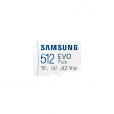 CARTE MEMOIRE SAMSUNG 512G MICRO SD EVO PLUS 2024 avec adaptateur SD classe 10 MB-MC512SA/EU