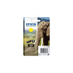 EPSON Cartouche Eléphant 24 Encre Claria Photo HD Jaune 4,6ml 