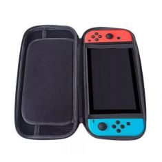 Etui de transport Nintendo Switch noir - rigide avec rangements intérieurs peut contenir les Joy-Con