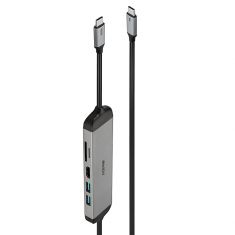 Micro Dock USB 3.2 Type C avec câble de charge USB PD de 1.4m