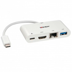 Mini Dock USB 3.1 Type C pour Notebook - HDMI, PD 3.0 100W, USB 3.1, Gigabit