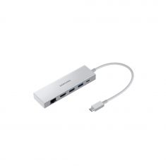 Adaptateur multiport gris 5en1 cable 20cm USB Type-C USB Type-A(3.0), Gigabit Ethernet, HDMI, Power Supply(Type-C) SAMSUNG - EE-P5400USEGEU