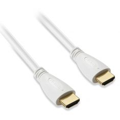 Câble HDMI mâle/mâle blanc 3M