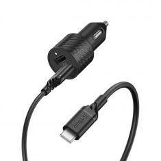 OtterBox Car Charger Bundle 2X USB A 12W + USB A-USB C Cable 1M - black