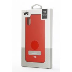 We Coque de protection SILICONE RIGIDE APPLE IPHONE XR Rouge: Matière silicone - effet mat  toucher doux  rigide