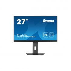 Ecran IIYAMA 27'' Ultra mince Noir IPS 1920x1080 100Hz 1ms 300 cd/m² 1xHDMI 1xDP 1xUSB-C 1xUSB-C dock 3xUSB-HUB 3.2 15cm pied réglable + Pivot TCO XUB2797HSN-B2