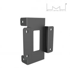 Plaque de connexion colonne MULTIBRACKETS Noir Acier, 90 kg, 2,1 kg, 155 mm pour rail Pro Series