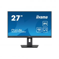 Ecran IIYAMA 27" dalle IPS ULTRA MINCE 2560x1440 0.4ms 100Hz 250 cd/m² HDMI DisplayPort USB HUB (4x3.0) HPs 15cm pied réglab hauteur+Pivot TCO VESA 100x100