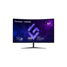 Ecran Gaming 32'' ViewSonic VX3218-PC-MHD Noir 1920x1080 SuperClear® VA 16:9 incurvé 1500R 165Hz 1ms 250 cd/m2 4000:1 Hp:2Wx2 178°/178° 2xHDMI  DisplayPort