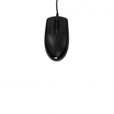 Souris filaire optique WE 1200DPI ,ambidextre, connexion USB, longeur câble 1.8m, grande taille 117*62*38mm,  noire