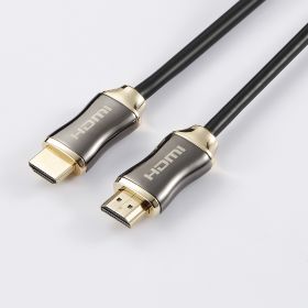 Câble HDMI mâle/mâle 2.0a 1m50 noir High Speed - 4K@50/60Hz - Ultra HD - Fiches Or