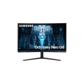 Ecran 32'' Samsung Gaming ODYSSEY NEO G8 Noir 240Hz 1ms 3840x2160 VA Incurvé 1000R 350 cd/m² 2xHDMI Displayport Pied réglab hauteur orientation inclinable pivot